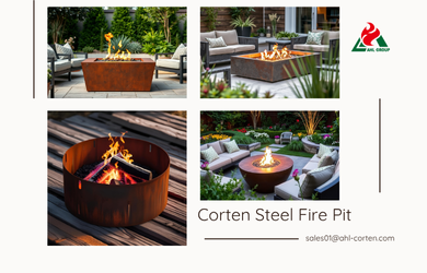 Corten Steel Fire Pit
